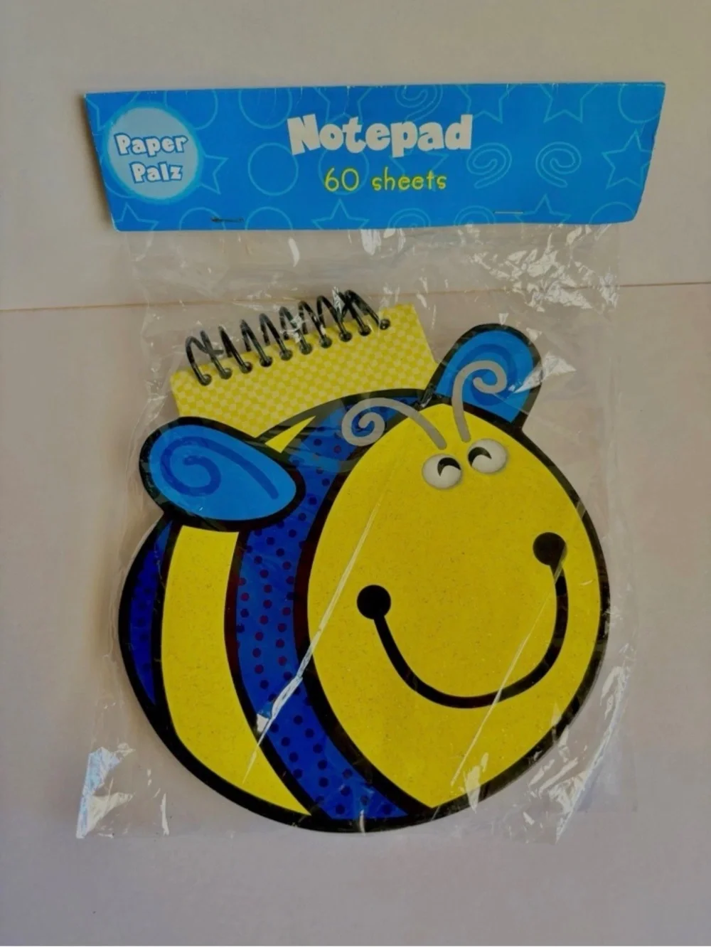 Paper Palz Memo Pad 60 Sheets Bumble Bee Insect Cute Bug Notebook Diary Y2K
